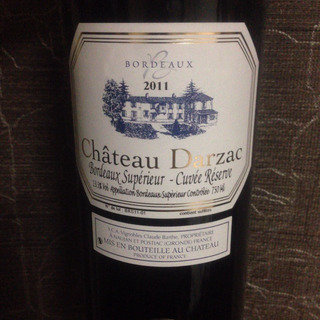 Ch. Darzac Bordeaux Supérieur Réserve(シャトー・ダルザック ボルドー・シュペリュール レゼルヴ)