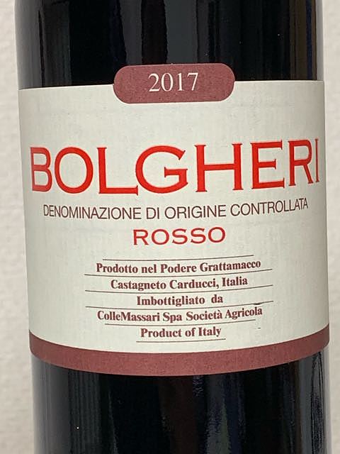 Grattamacco Bolgheri Rosso(グラッタマッコ ボルゲリ・ロッソ)