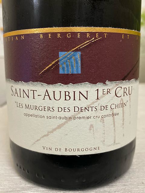 Christian Bergeret Saint Aubin 1er Cru Les Murgers des Dents de Chien