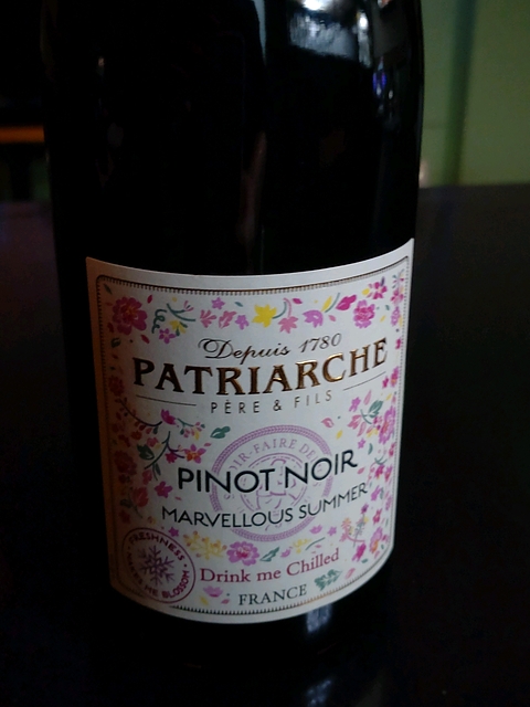 Patriarche Marvellous Summer Pinot Noir(パトリアッシュ マーベラス・サマー ピノ・ノワール)