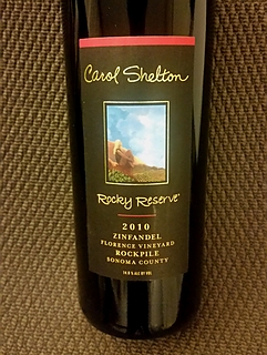 Carol Shelton Rocky Reserve Florence Vineyard Zinfandel