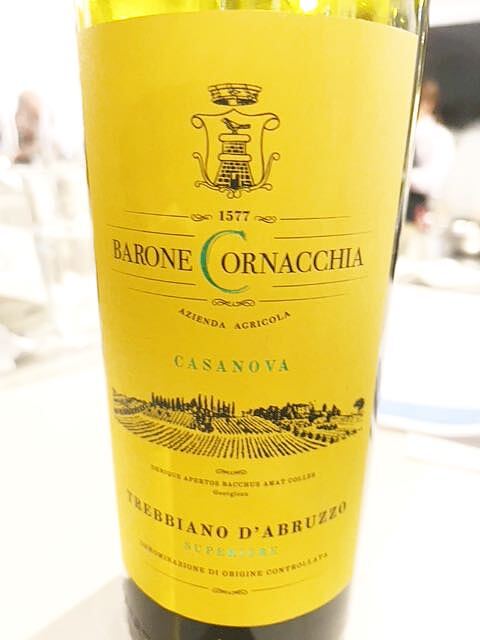 Barone Cornacchia Casanova Trebbiano d'Abruzzo Superiore(バローネ・コルナッキア カサノヴァ トレッビアーノ・ダブルッツォ スペリオーレ)
