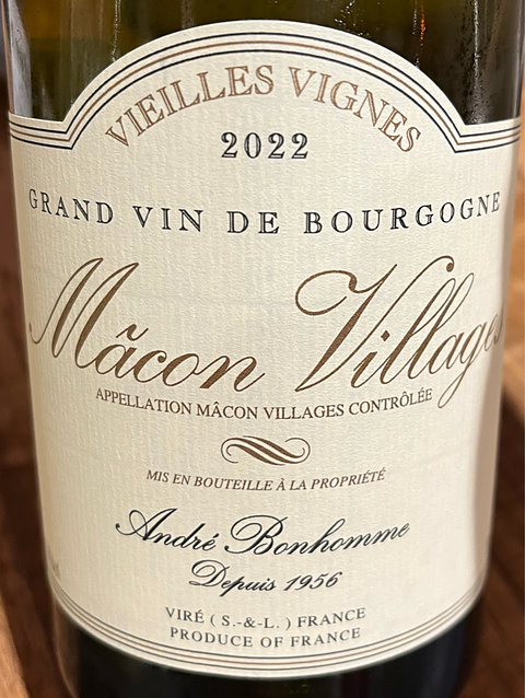 Dom. André Bonhomme Mâcon Villages Vieilles Vignes
