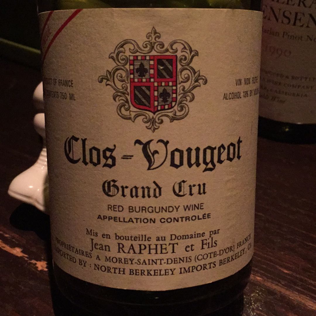 Jean Raphet et Fils Clos de Vougeot Grand Cru Cuvée | Vinica
