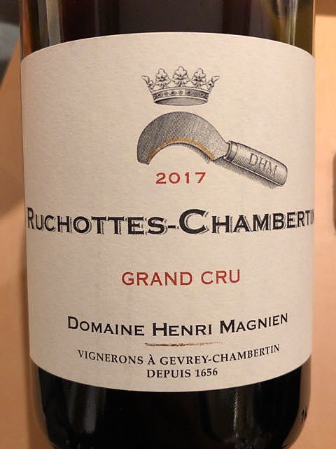 Henri Magnien Ruchottes Chambertin Grand Cru(アンリ・マニャン リュショット・シャンベルタン グラン・クリュ)