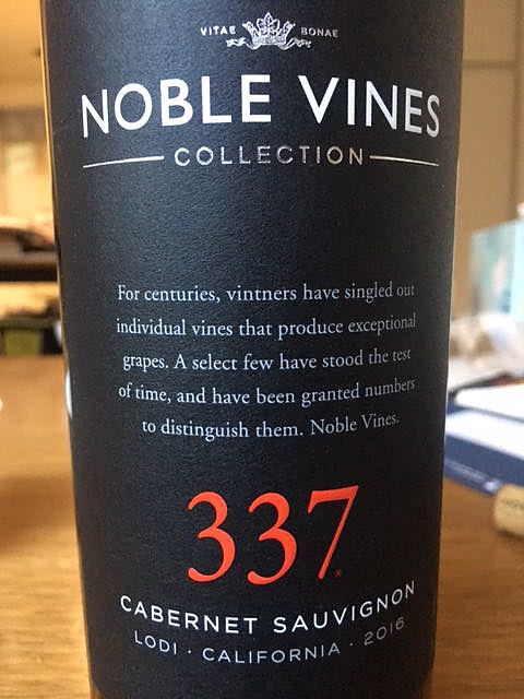 Noble Vines 337 Cabernet Sauvignon