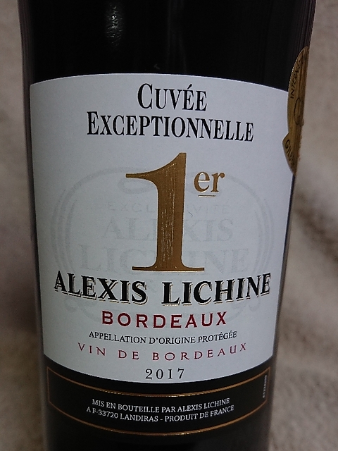 Alexis Lichine 1er Cuvée Exceptionnelle Bordeaux Rouge