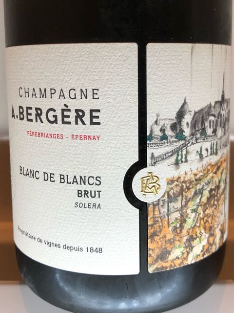 A. Bergère Blanc de Blancs Brut Solèra(アンドレ・ベル