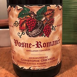 Dom. Christophe Chevaux Vosne Romanée