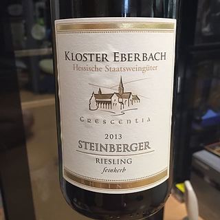 Kloster Eberbach Crescentia Steinberger Riesling feinherb(クロスター・エバーバッハ クレセンティア シュタインベルガー リースリング ファインヘルプ)