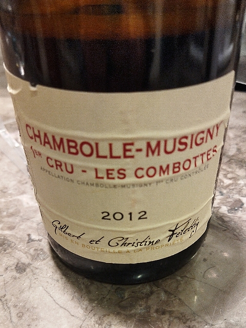 Gilbert et Christine Felettig Chambolle Musigny 1er Cru Les Combottes(ジルベール・エ・クリスティーヌ・フェレティグ シャンボール・ミュジニー プルミエ・クリュ レ・コンボット)