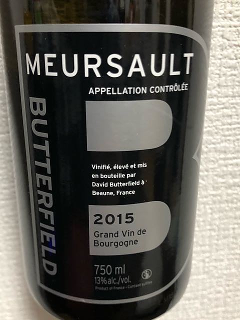 David Butterfield Meursault(デイヴィッド・バターフィールド ムルソー)