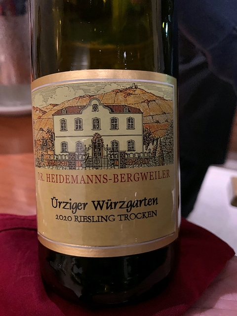 Dr. Heidemanns Bergweiler Ürziger Würzgarten Riesling trocken