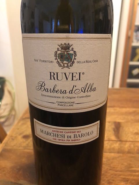 Marchesi di Barolo Barbera d'Alba Ruvei(マルケージ・ディ・バローロ バルベーラ・ダルバ ルヴェイ)