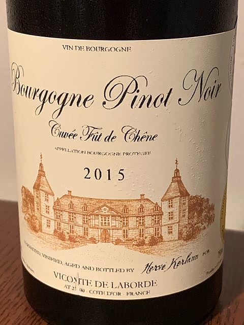 Hervé Kerlann Bourgogne Pinot Noir Cuvée Fût de Chêne(エルヴェ・ケルラン ブルゴーニュ ピノ・ノワール キュヴェ・フュ・ド・シェーヌ)