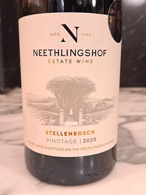Neethlingshof Estate Pinotage 2020(ニースリングホフ エステート ピノタージュ)