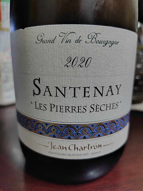Dom. Jean Chartron Santenay Les Pierres Sèches