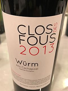 Clos des Fous Würm 2013