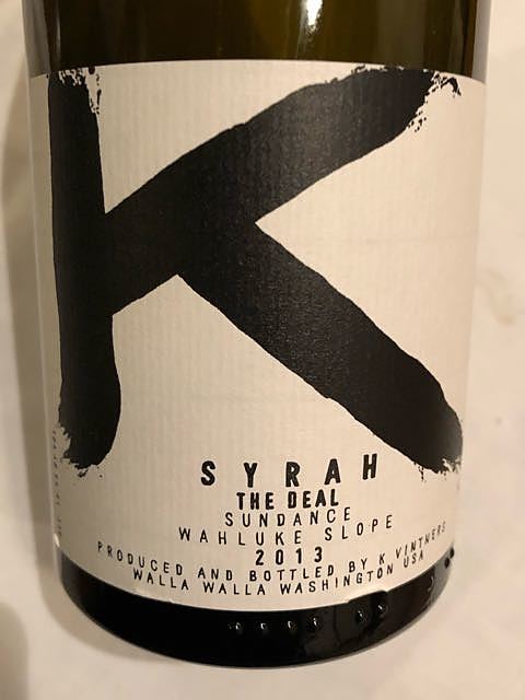 K Vintners The Deal Syrah