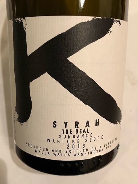 K Vintners The Deal Syrah(ケイ・ヴィントナーズ ザ・ディール シラー)