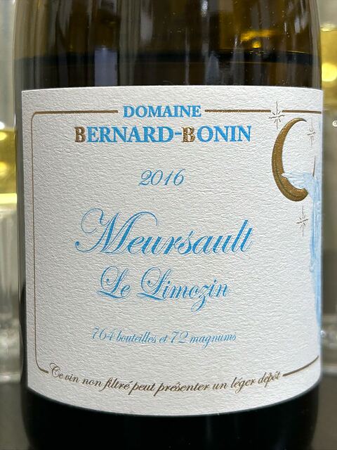 Dom. Bernard Bonin Meursault Le Limozin