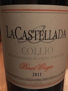 La Castellada Collio Pinot Grigio(ラ・カステッラーダ コッリオ ピノ・グリージョ)