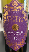 テアトロ・イタリア ヴィノ・ロッソ・ディタリア