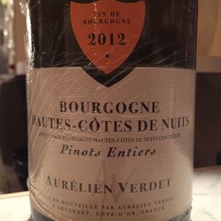 Aurélien Verdet Bourgogne Hautes Côtes de Nuits Pinot Entier