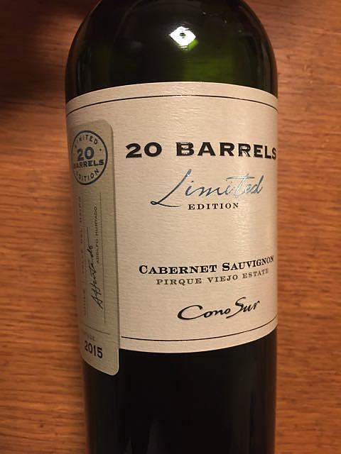 Cono Sur 20 Barrels Cabernet Sauvignon Limited Edition(コノ・スル 20・バレル カベルネ・ソーヴィニヨン リミテッド・エディション)
