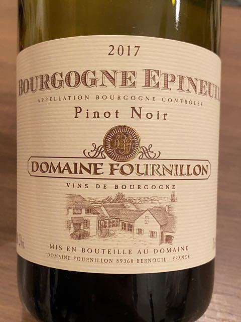 Dom. Fournillon Bourgogne Épineuil Pinot Noir