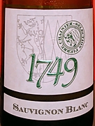 1749 Sauvignon Blanc(2019)