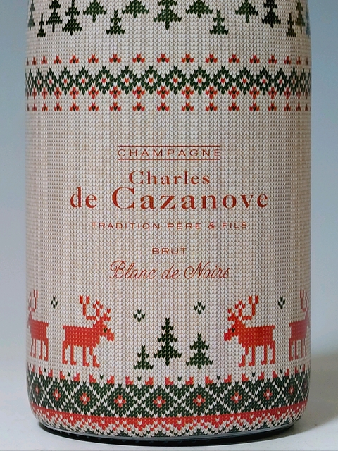 Charles de Cazanove Blanc de Noires Brut Happy Holidays Season Edition #2(シャルル・ド・カザノーヴ ブラン・ド・ノワール ブリュット ハッピー・ホリディ シーズン・エディション 2)