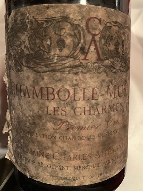 Dom. Charles Allexant & Fils Chambolle Musigny 1er Cru Les Charmes