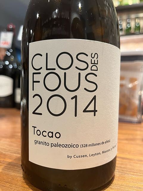 Clos des Fous Tocao 2014