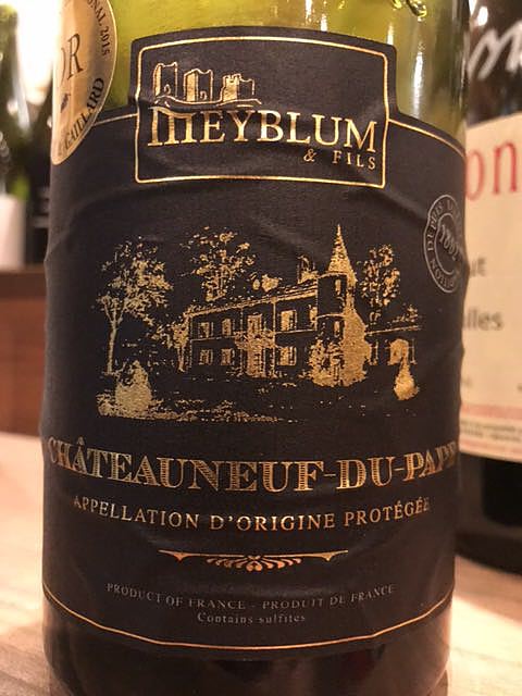 Meyblum & Fils Châteauneuf du Pape(メイブルム・エ・フィス シャトーヌフ・デュ・パフ)