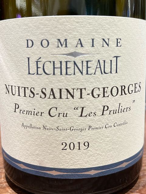 Dom. Lécheneaut Nuits Saint Georges 1er Cru Les Pruliers(ドメーヌ・レシュノー ニュイ・サン・ジョルジュ プルミエ・クリュ レ・プリュリエ)