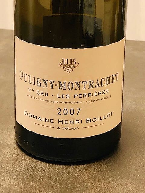 Dom. Henri Boillot Puligny Montrachet 1er Cru Les Perrières(ドメーヌ・アンリ・ボワイヨ ピュリニー・モンラッシェ プリミエ・クリュ レ・ペリエール)