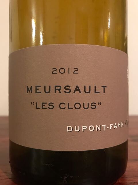 Dom. Dupont Fahn Meursault Les Clous(ドメーヌ・デュポン・ファン ムルソー ル・クルー)