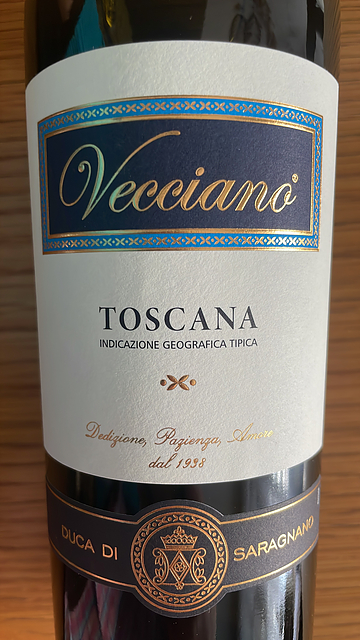 Duca di Saragnano Vecciano Toscana Bianco(ドゥーカ・ディ・サラニャーノ ヴェッキアーノ トスカーナ ビアンコ)