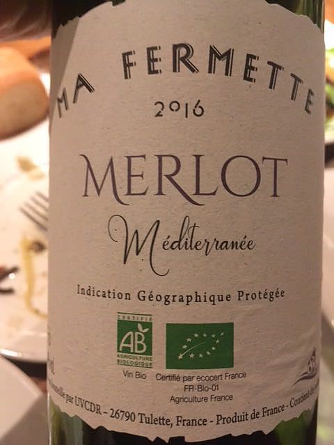 Ma Fermette Merlot Méditerranée(マ・フェルメット メルロ)