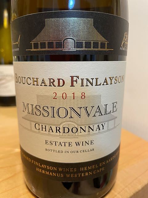 Bouchard Finlayson Missionvale Chardonnay 2018