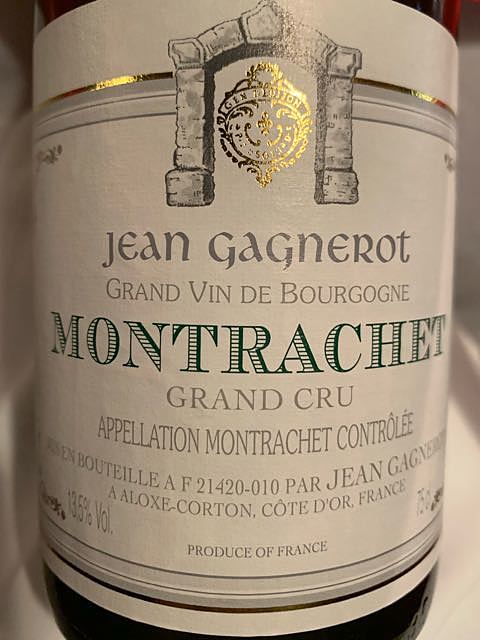 Jean Gagnerot Montrachet Grand Cru(ジャン・ガニュロ モンラッシェ グラン・クリュ)