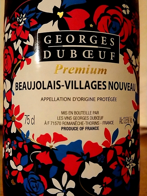 Georges Duboeuf Beaujolais Villages Nouveau(ジョルジュ・デュブッフ ボージョレ・ヴィラージュ ヌーヴォー)