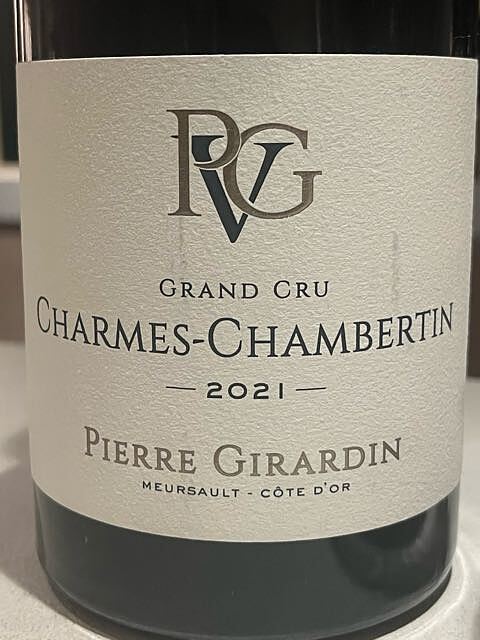 Pierre Girardin Charmes Chambertin Grand Cru