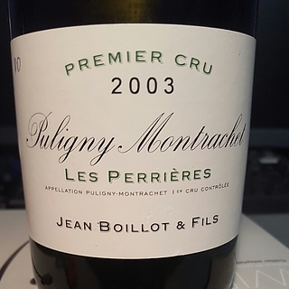 Jean Boillot & Fils Puligny Montrachet 1er Cru Les Perrières