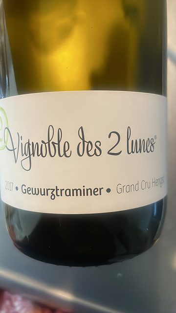 Vignoble des 2 Lunes Gewürztraminer Grand Cru Hengst(ヴィニョーブル・デ・ドゥ・リュンヌ ゲヴュルツトラミネール グラン・クリュ ヘングスト)