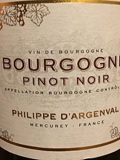 Philippe d'Argenval Bourgogne Pinot Noir