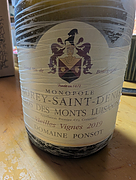 ドメーヌ・ポンソ モレ・サン・ドニ プルミエ・クリュ クロ・デ・モン・リュイザン モノポール ヴィエイユ・ヴィーニュ(2019)