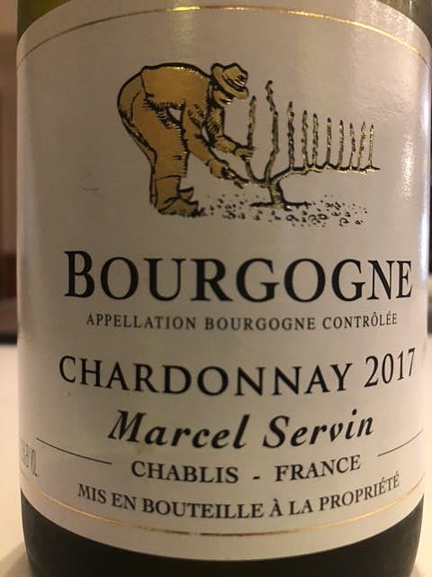 Marcel Servin Bourgogne Chardonnay(マルセル・セルヴァン ブルゴーニュ シャルドネ)