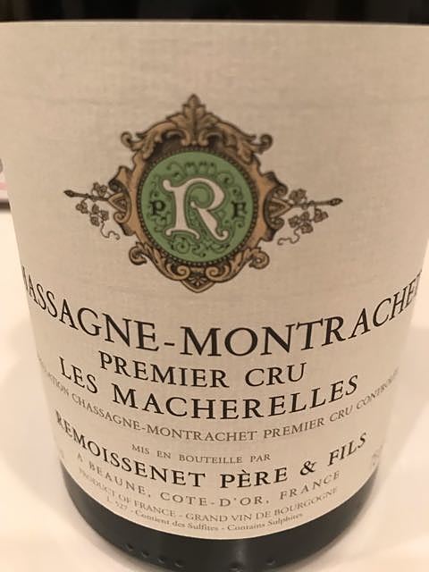 Remoissenet Père et Fils Chassagne Montrachet 1er Cru Les Macherelles